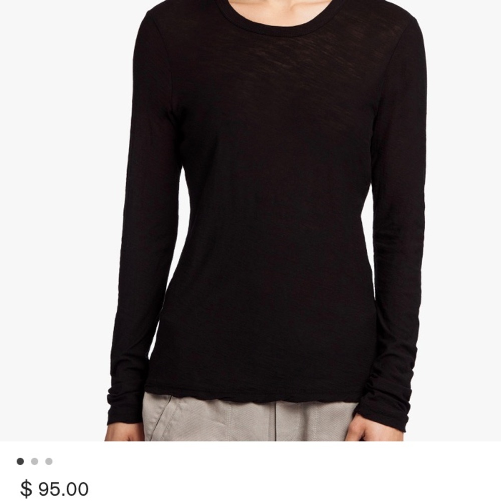 James Perse Long Sleeve Crew Neck
